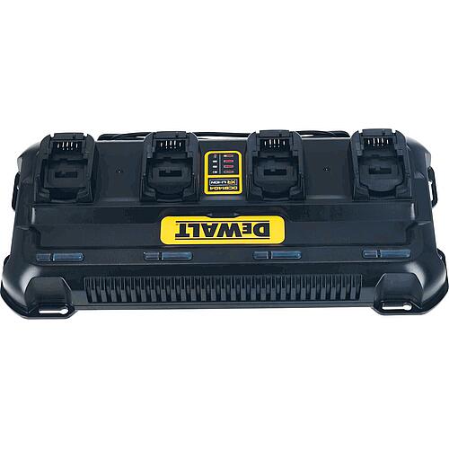 Akku-Vierfachladegerät DeWALT DCB1404-QW für alle 10,8, 18 und 54 V Akkus Standard 1