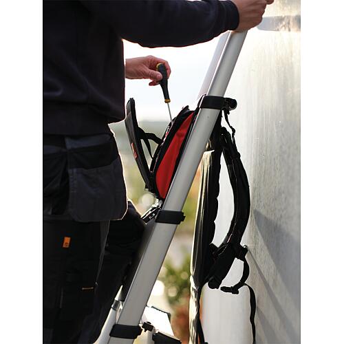 Sac à dos de transport BACKPACK pour échelle télescopique et outillage Anwendung 7