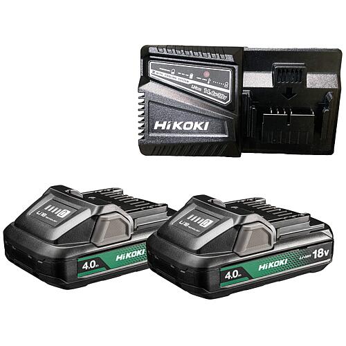 Kit de batteries Hikoki UC18YFSL, 18 V avec 2 batteries de 4,0 Ah Standard 1