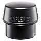 Insert de frappe pour massette SIMPLEX, composition de caoutchouc Standard 1