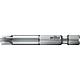 Embouts VDE-PlusMinus Pozidriv/à fente wiha 7049PZM Professional, avec entraînement 1/4", SL/PZ2 x 50 mm