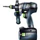 Perceuse-visseuse sans fil Festool 18 V TDC 18/4 5,0/4,0 I-Plus QUADRIVE avec 1x batterie 4 Ah et 1x batterie 5 Ah et chargeur ave