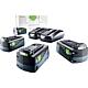 Kit batterie SYS 18V, 577709 4x5,0/TCL 6 DUO, avec 4 x 5 Ah batteries et chargeur avec mallette de transport Anwendung 1