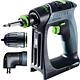 Perceuses-visseuses sans fil Festool CXS 18-Basic-Set, 18 V sans batterie ni chargeur