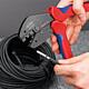 Pinces à sertir KNIPEX® MultiCrimp® avec magasin interchangeable pour PV et Solaire, 4 pièces Anwendung 3