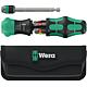 Porte-embouts magazine à cliquet Wera Kraftform Kompakt 25 RA-R avec sacoche, 6 pièces Standard 1