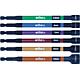 Kit de Clés à pipe Wiha 1/4", 6 pièces magnétiques, 150 mm, code couleur Standard 1