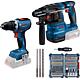 Kit professionnel BOSCH 2 pièces 18V, Perceuses-visseuses, Perceuse-visseuse sans fil sans Batteries ni Chargeurs + Jeu d'Embouts & Jeu de Forets Marteaux (BOSCH)