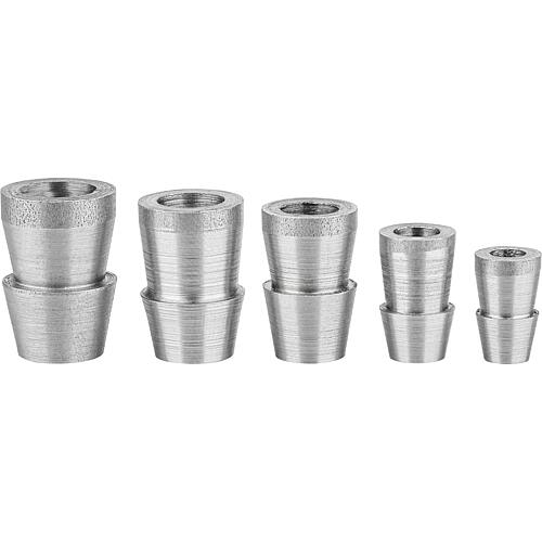 Set de clavettes annulaires acier 5 pcs