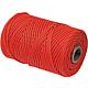 Corde spéciale pour gouttières avec couche intermédiaire - 75 m orange fluo