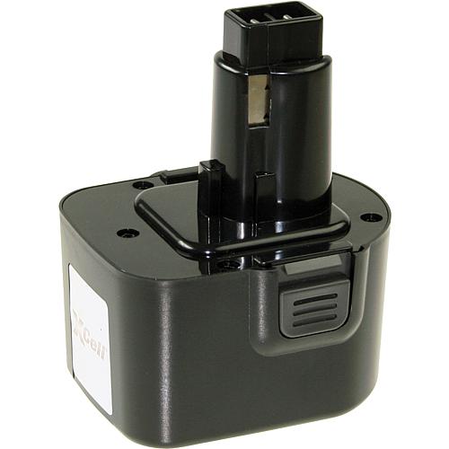 Batterie de rechange, convient pour Dewalt, Ni-MH, 9,6 V, 2,0 Ah Standard 1