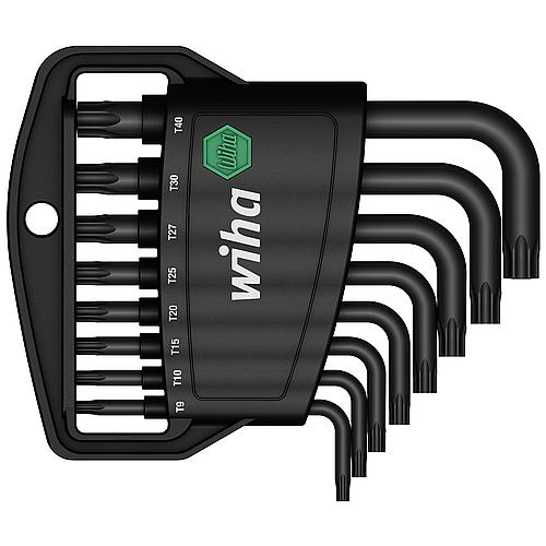 Jeu de clés six pans Torx® forme courte, bruni, 8 pièces Standard 1