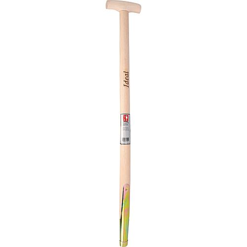 Manche en frene en té Ideal 85 cm monté completement pour fourche