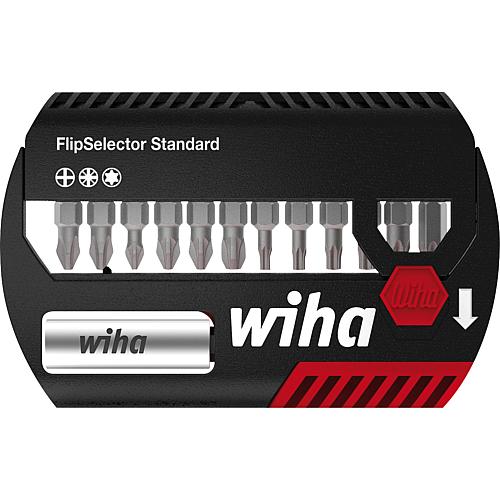 Sélecteur de jeux d'embouts Wiha Phillips, Pozidriv, Torx®, 13 pièces Standard 1