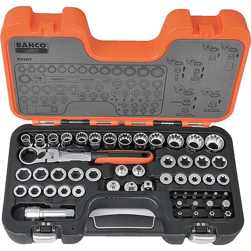 kit de douilles traversantes 19 mm (3/4"), 53 pièces Standard 1