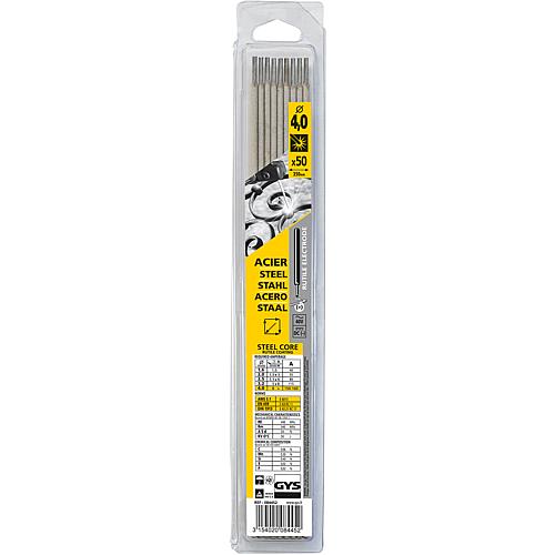 Electrode Ø 4,0 mm pour acier sous coque, UE = 50 pieces