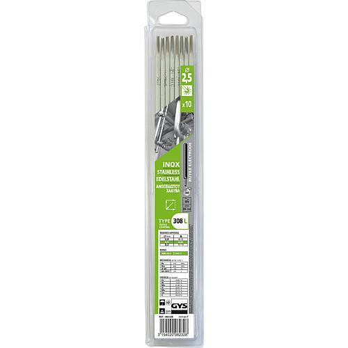 Baguettes de soudure pour inox 304, 308, 316L, 188 et 1883 Standard 1