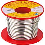 Fil d etain gaz Castolin 157 pour acier, cuivre, inox 3,5% argent, D=2mm, 250g