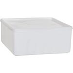 Boîte carrée avec couvercle coiffant