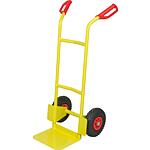 Diable WS B1125L, jaune, capacité de charge 200 kg, pneus gonflables