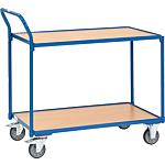 Chariot passe-partout à étages Fetra 2740/2742, jusque 300 kg, avec 2 fonds en bois