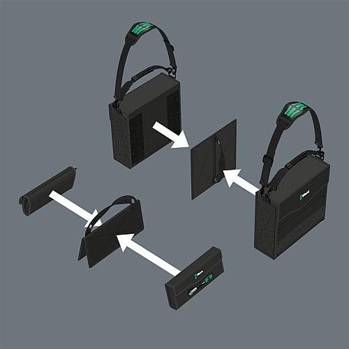 Sacoches à outils 2go 2, avec carquois, sangle et conteneur à outils Anwendung 3