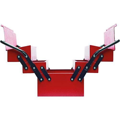 Boîte à outils métallique, 5 compartiments Standard 1