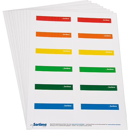 Etiquettes de marquage pour SR-BOXX,  1 feuille, 12 pcs Sortimo