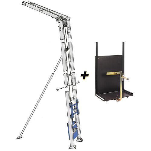 Kit monte-charge Lift 250 avec plateau solaire Standard 1