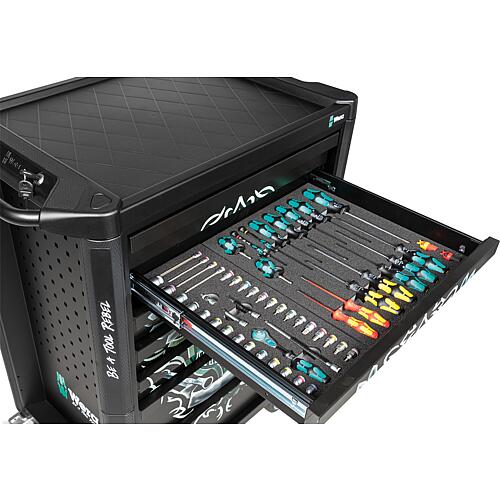 Servante d'atelier Tool Rebel, 94 pièces Anwendung 6