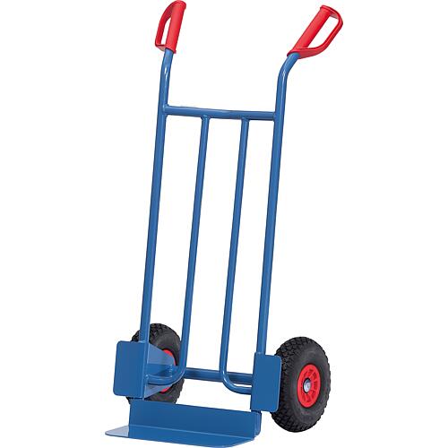 Diable fetra® B1115P, capacité de charge 250kg, pneumatique polyuréthane