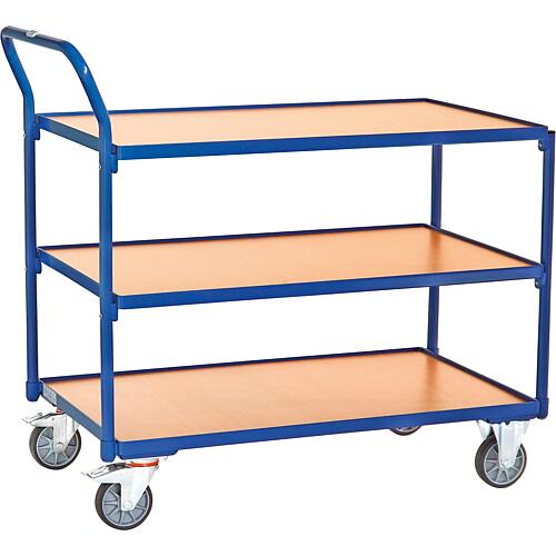 Chariot à plateaux avec 3 étagères Standard 1