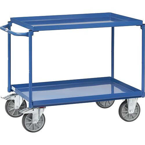 Chariot à plateaux avec étagères à bacs Standard 1