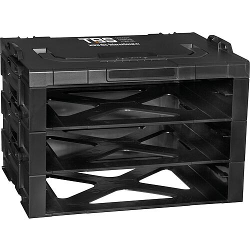 TBS France i-BOXX® Rack 3 compartiments, noir/gris Standard 1