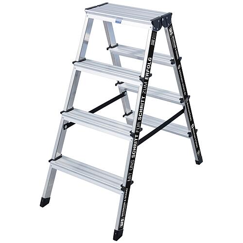 WS-Échelle double à marches 2 x 4 marches Standard 1