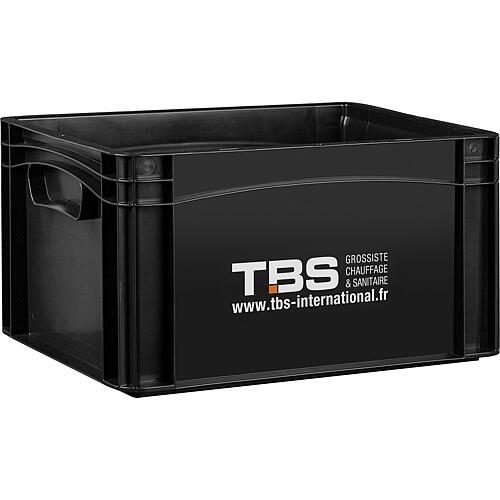Mallette de transport TBS-France noir, sans couvercle Standard 2