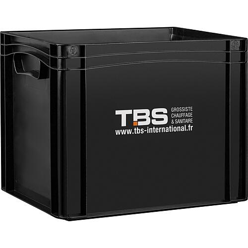 Mallette de transport TBS-France noir, sans couvercle Standard 3
