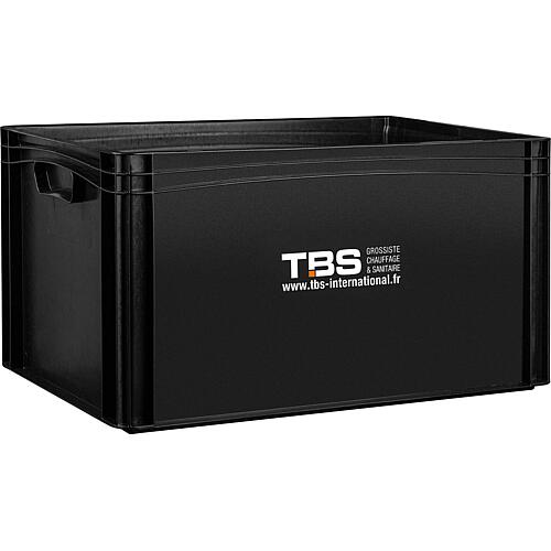 Mallette de transport TBS-France noir, sans couvercle Standard 6
