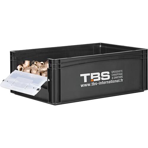 Boîte de transport TBS-France avec ouverture de prélèvement Anwendung 1