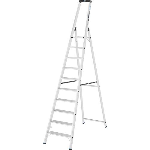 Escabeau à marches charge lourde 135 XL, 10 marches, hauteur de travail 4,35m