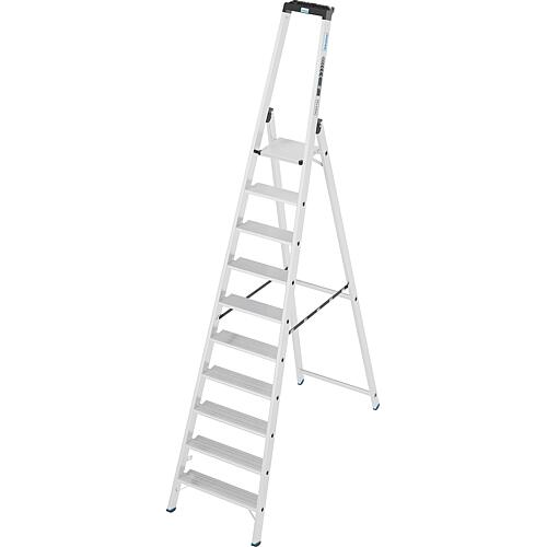 Escabeau à marches charge lourde 135 XL, 10 marches, hauteur de travail 4,35m