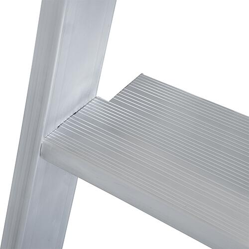 Marchepied double escamotable charge lourde 135, 2x2 marches, hauteur de travail 2,50m