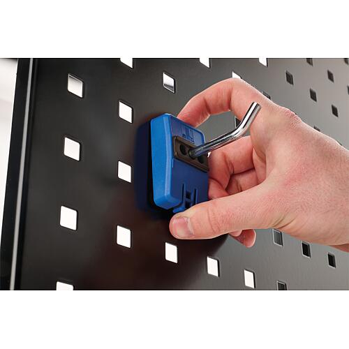 Support d'anneaux pour panneau perforé StorePlus Click E Anwendung 6