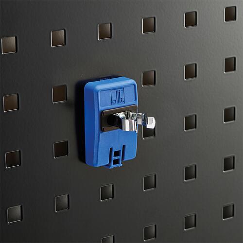 Attache métallique pour panneaux perforés StorePlus Click E Anwendung 1