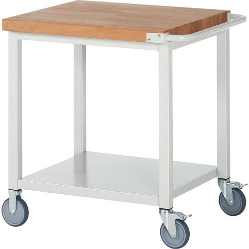 Établi mobile 8000 Série BASIC-8 avec plan de travail en hêtre massif (H) (mm) : 40 Standard 1