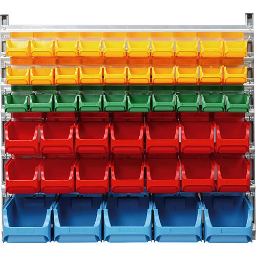 Armoire mural avec 49 boites en plastiqu lxpxh 1130x370x1050 mm ProfiPlus Depot>WN 49<