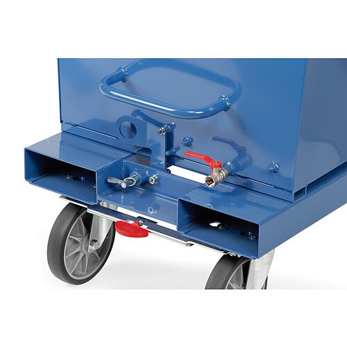 Benne à bascule Fetra 4702 avec robinet d'écoulement, capacité de charge max. 750 Kg Anwendung 1