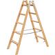 Escabeau double à marches Siedra bois, 2x5 marches, HSL25