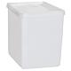 Boîte avec couvercle coiffant 1.000 ml, carrée, nature, 103x103x127 mm