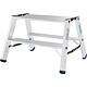 Marchepied double rabattable charge lourde 135 XL, 2x2 marches, hauteur de travail 2,50m